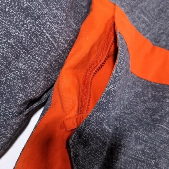 Billabong Waterproof 15k Insulated Hoodie Snow Jacket Mens Large Gorpcore Orange - Picture 4 of 13